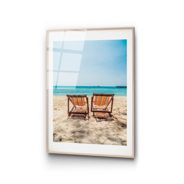 Wallity Cuadro Decorativo de Vidrio Templado Multicolor 30 x 45 cm